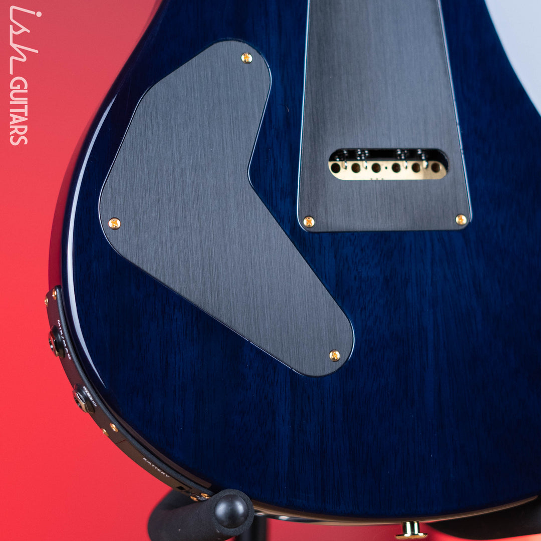 PRS Custom 24 Piezo 10-Top Blue Matteo