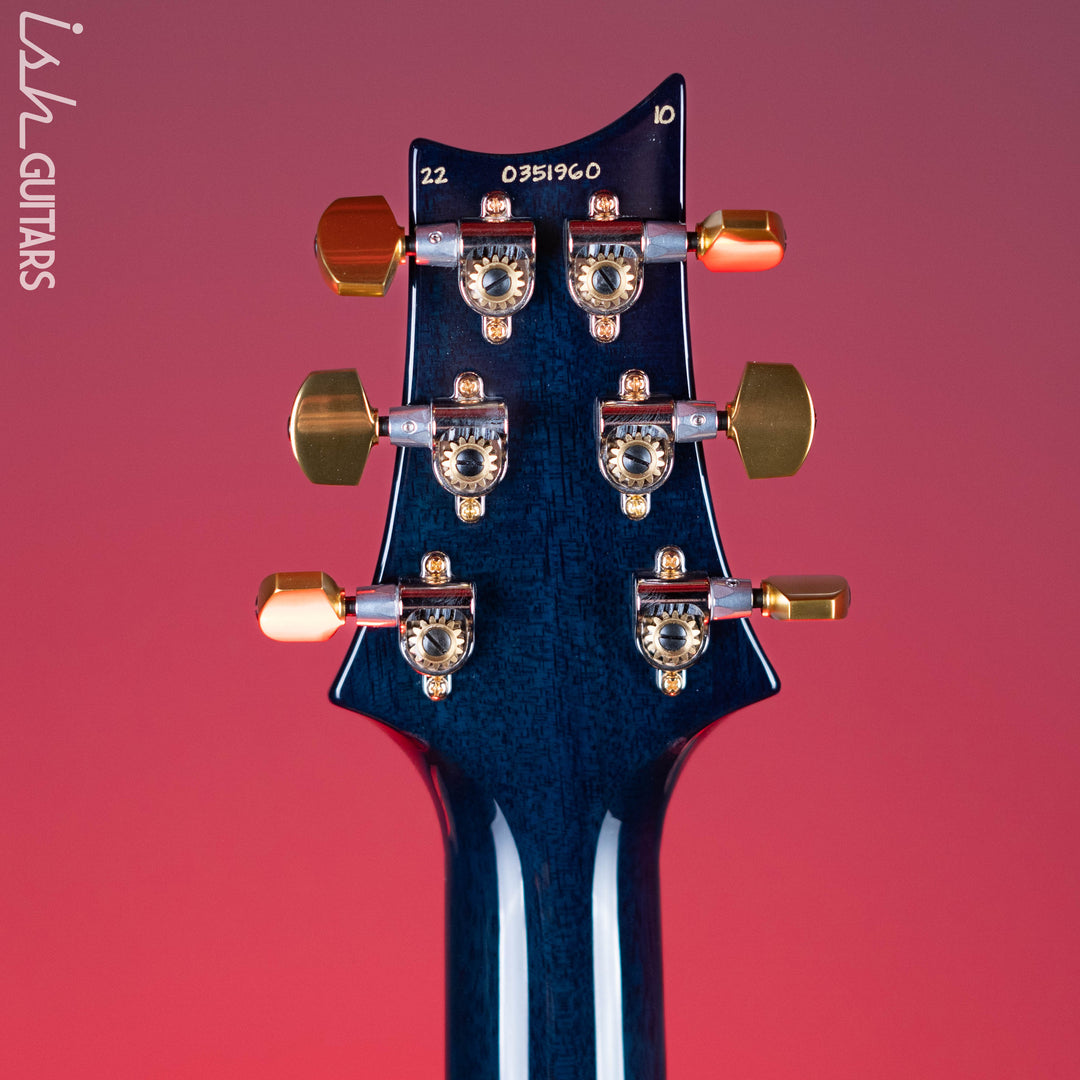 PRS Custom 24 Piezo 10-Top Blue Matteo