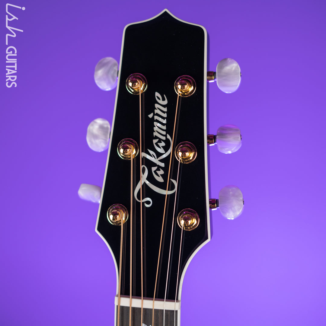 Takamine EF450C Acoustic-Electric Guitar Transparent Black Burst