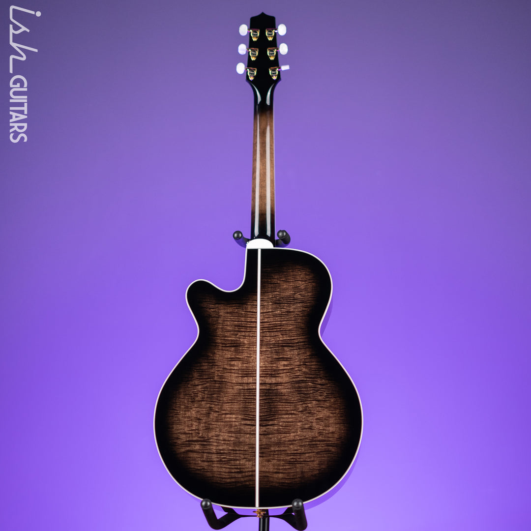 Takamine EF450C Acoustic-Electric Guitar Transparent Black Burst