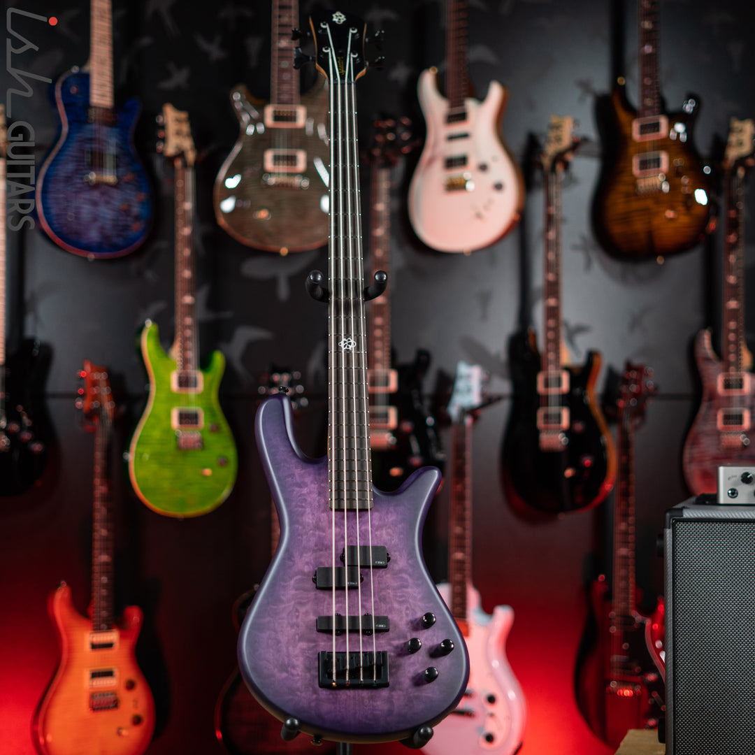 Spector NS Pulse II 4-String Bass Ultra Violet Matte Demo
