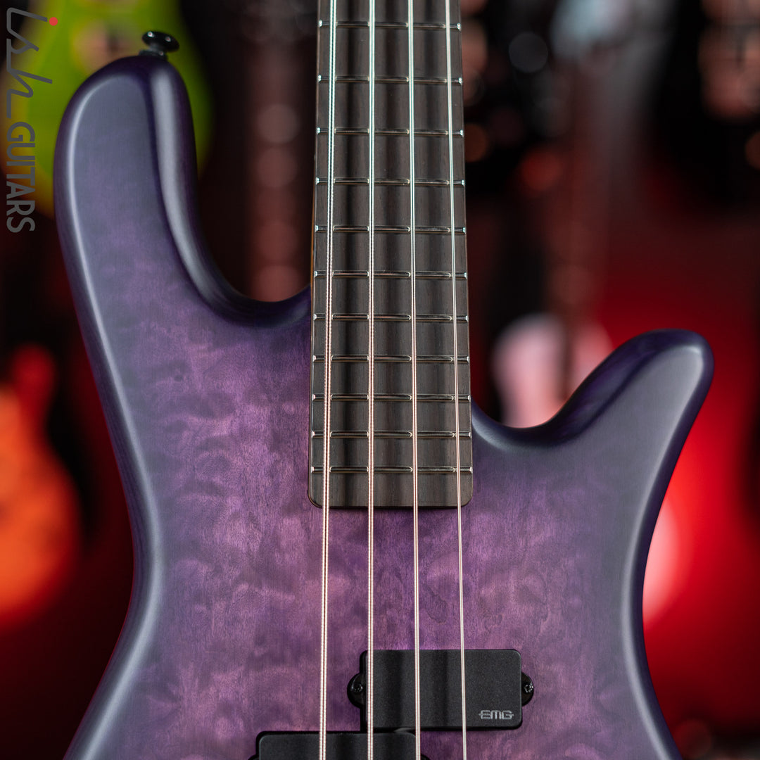 Spector NS Pulse II 4-String Bass Ultra Violet Matte Demo
