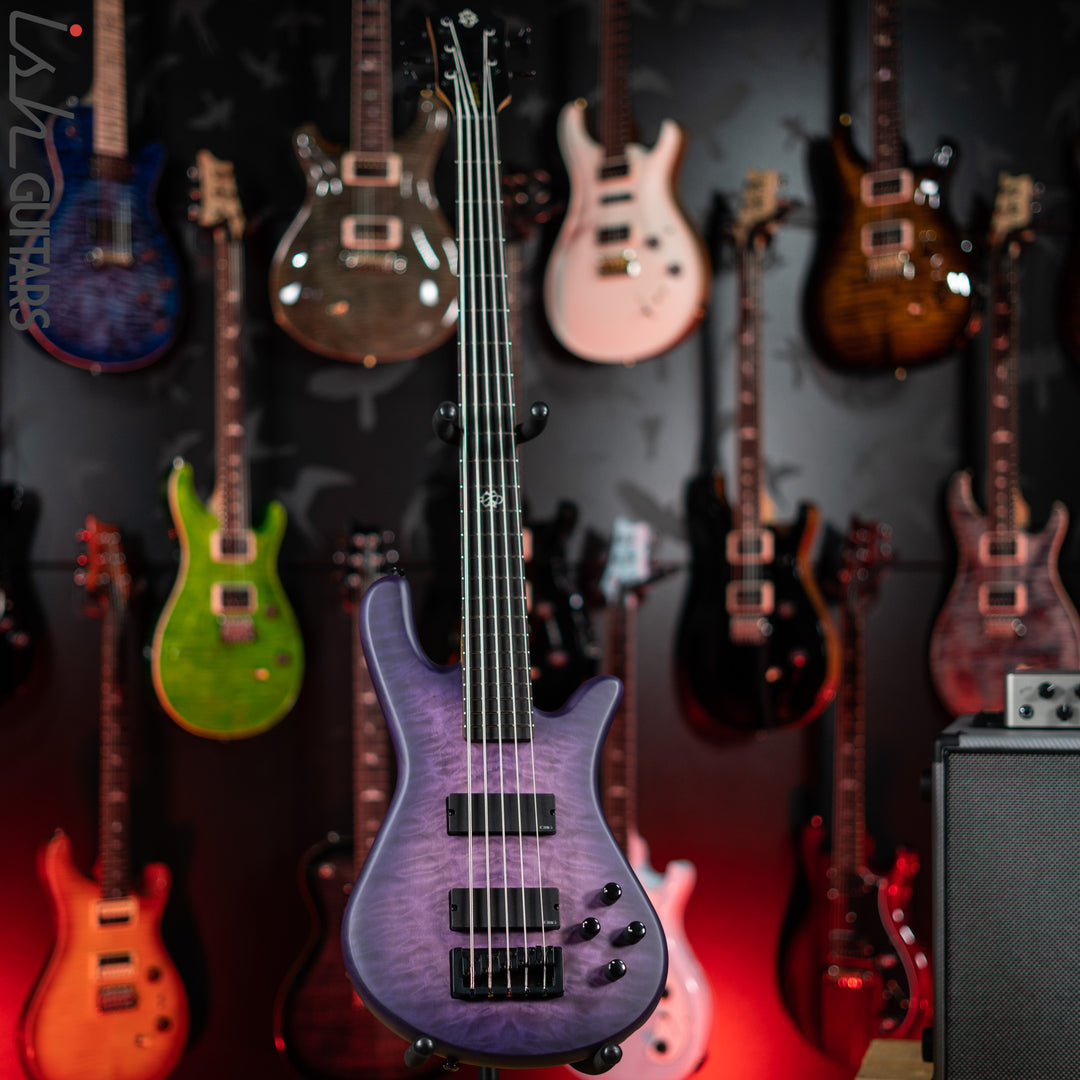 Spector NS Pulse II 5-String Bass Ultra Violet Matte Demo