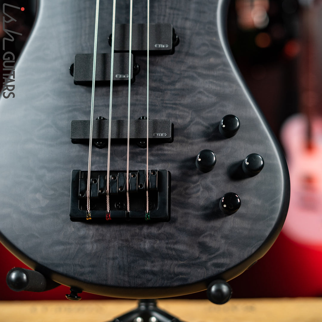 Spector NS Pulse II 4-String Bass Black Stain Matte Demo
