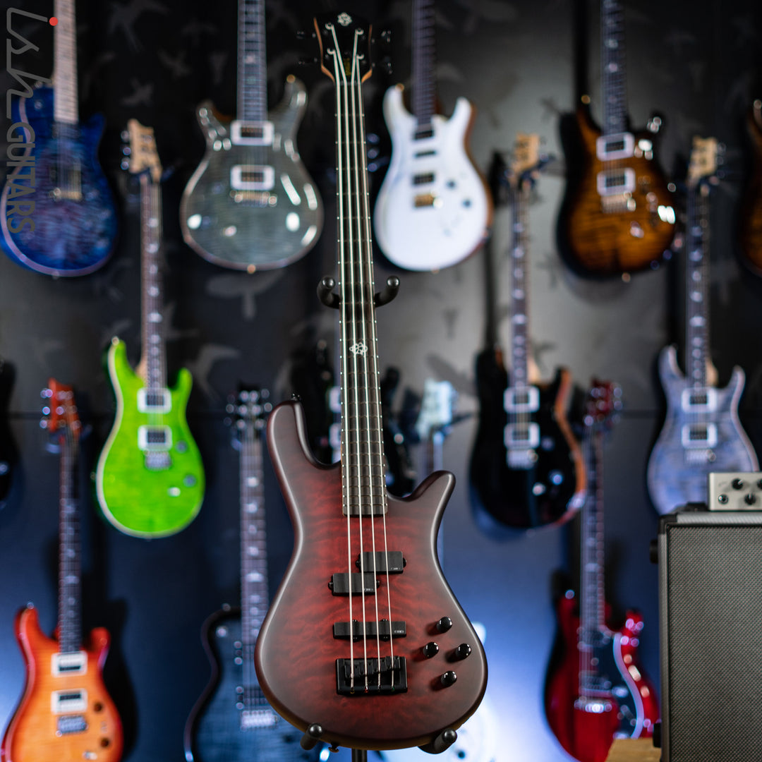 Spector NS Pulse II 4-String Bass Black Cherry Matte Demo
