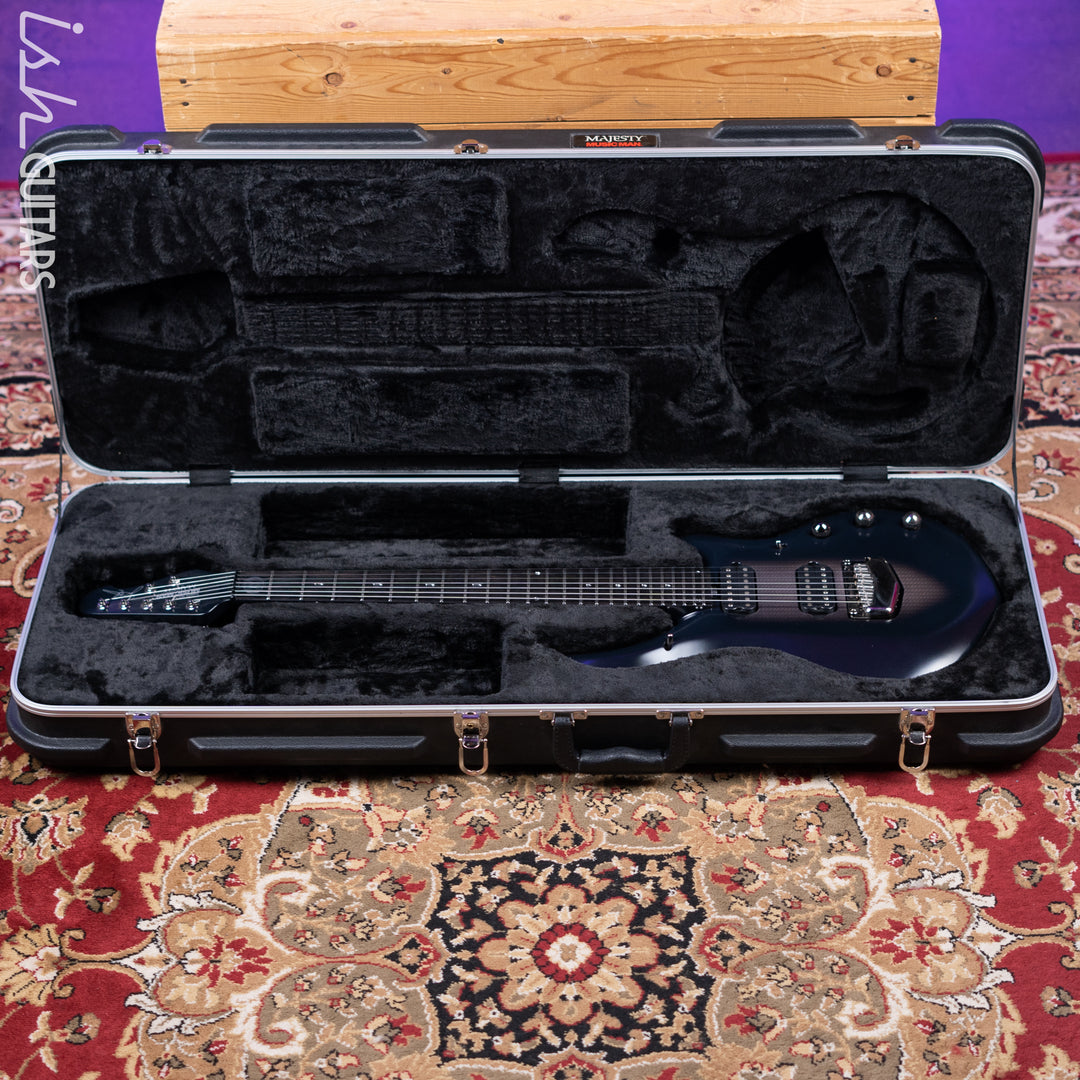 2015 Ernie Ball Music Man Majesty 7-String John Petrucci Signature Polar Noir