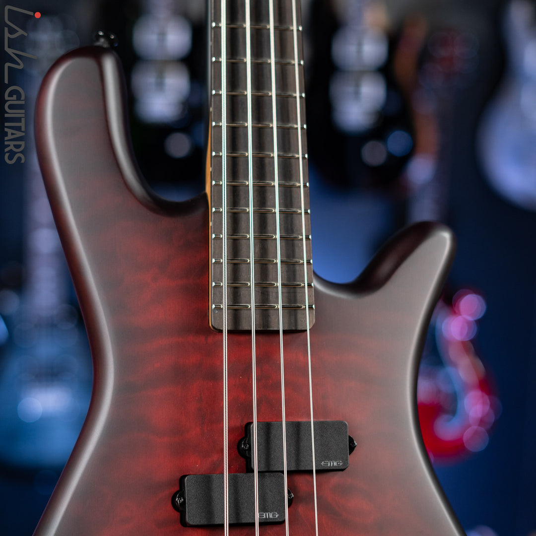 Spector NS Pulse II 4-String Bass Black Cherry Matte Demo