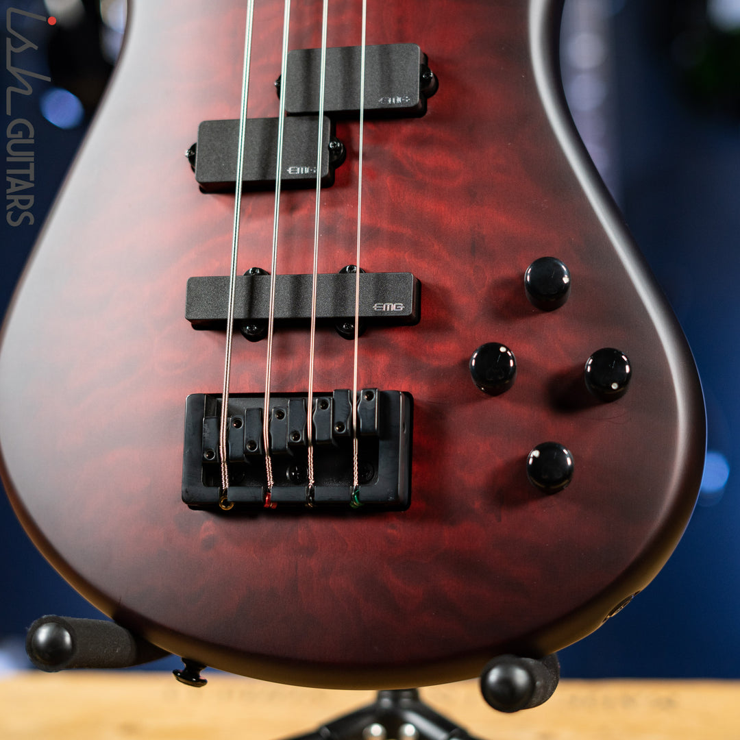 Spector NS Pulse II 4-String Bass Black Cherry Matte Demo