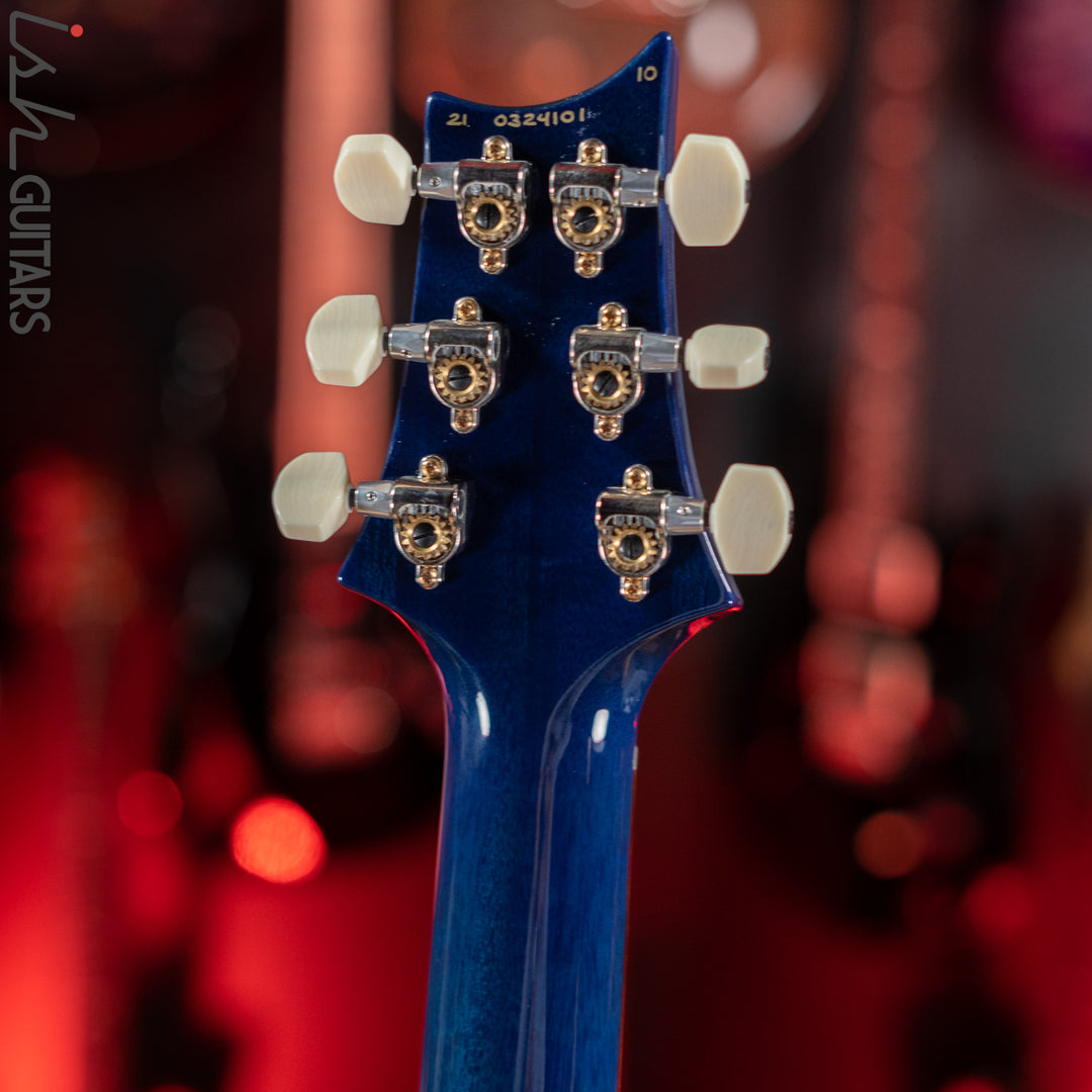 2021 PRS Custom 24 35th Anniversary Violet Blue Burst