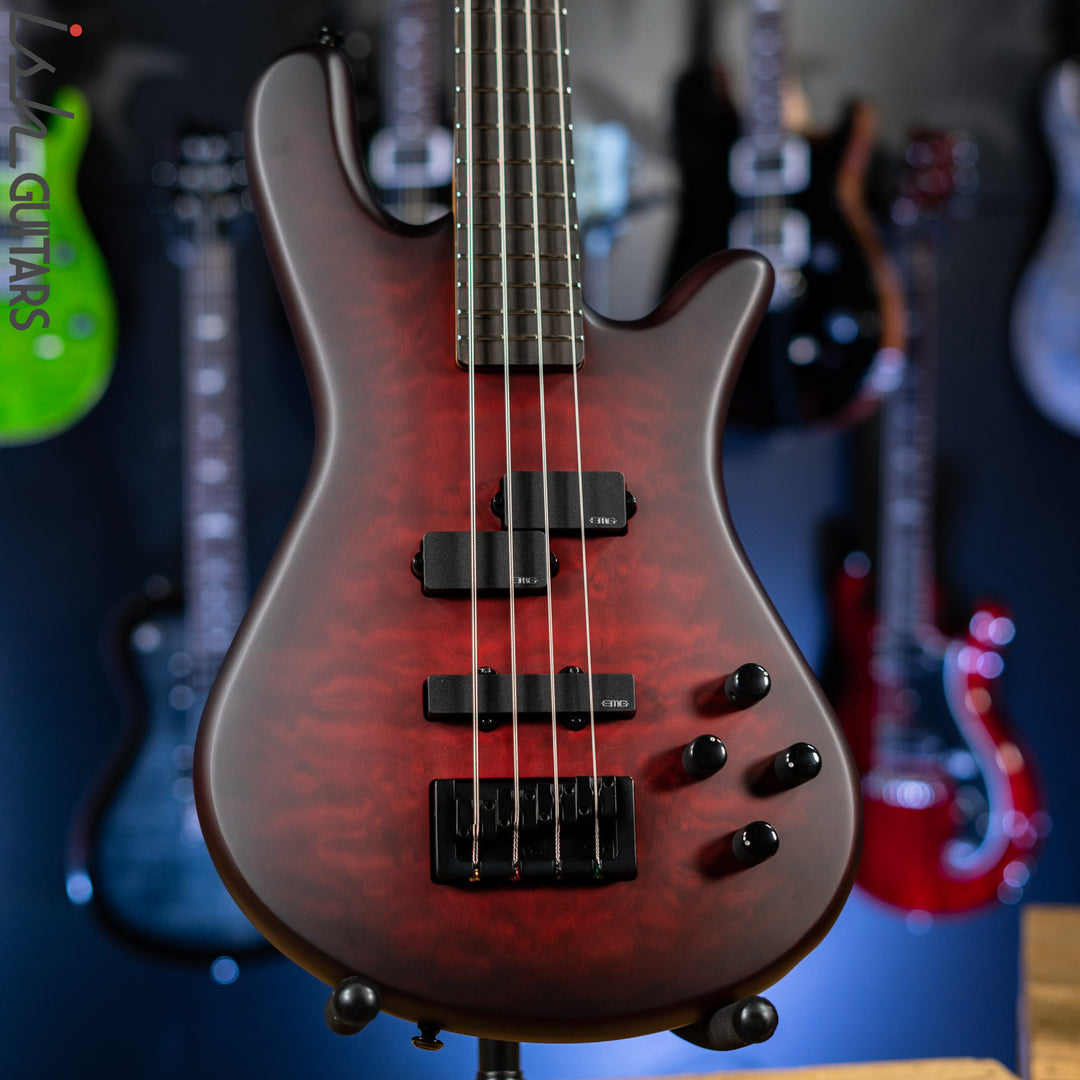 Spector NS Pulse II 4-String Bass Black Cherry Matte Demo