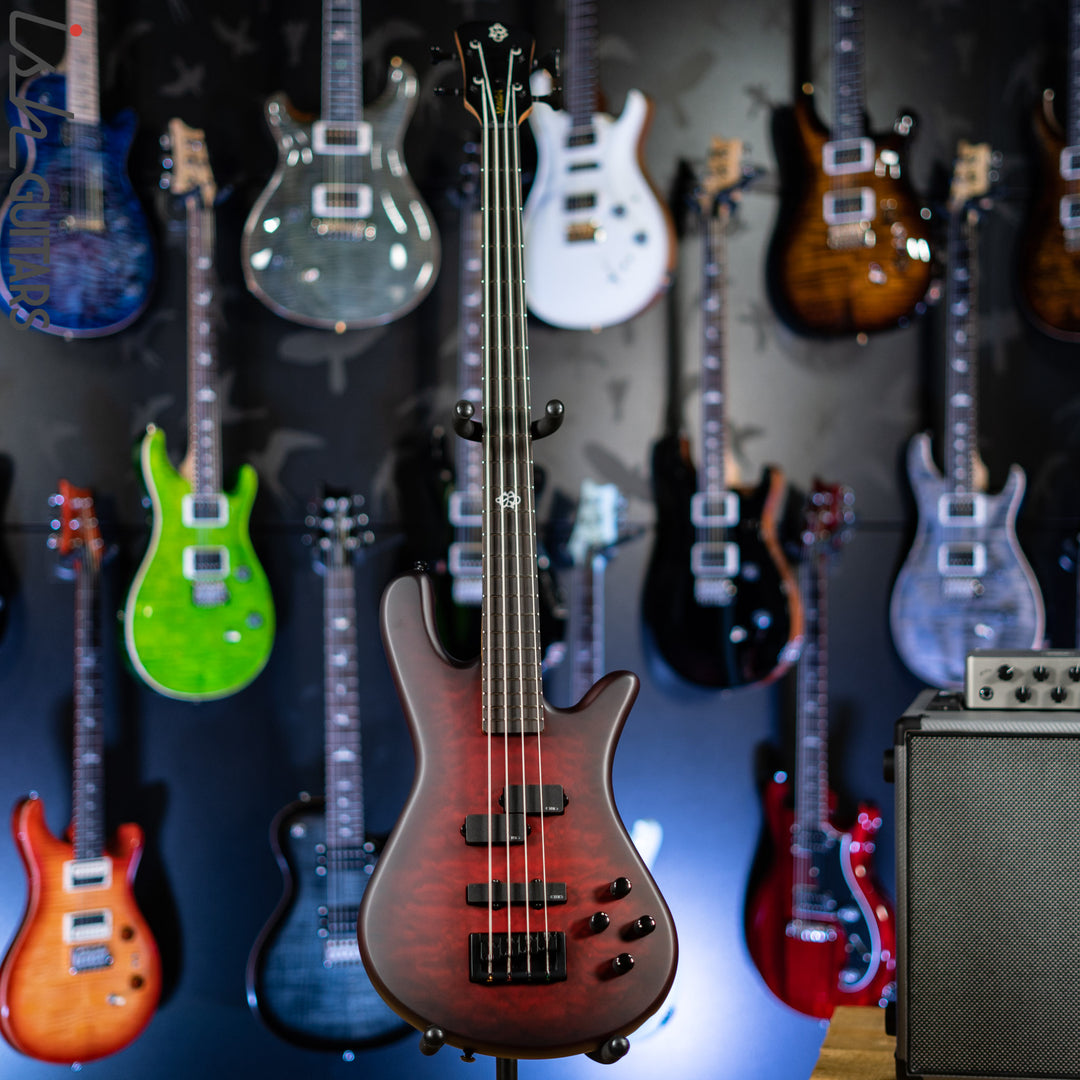 Spector NS Pulse II 4-String Bass Black Cherry Matte Demo