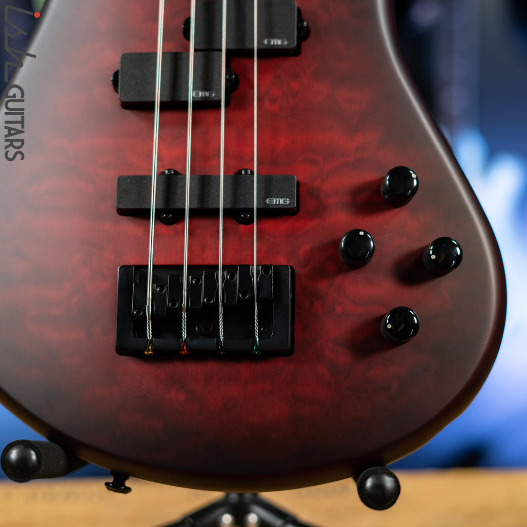 Spector NS Pulse II 4-String Bass Black Cherry Matte Demo