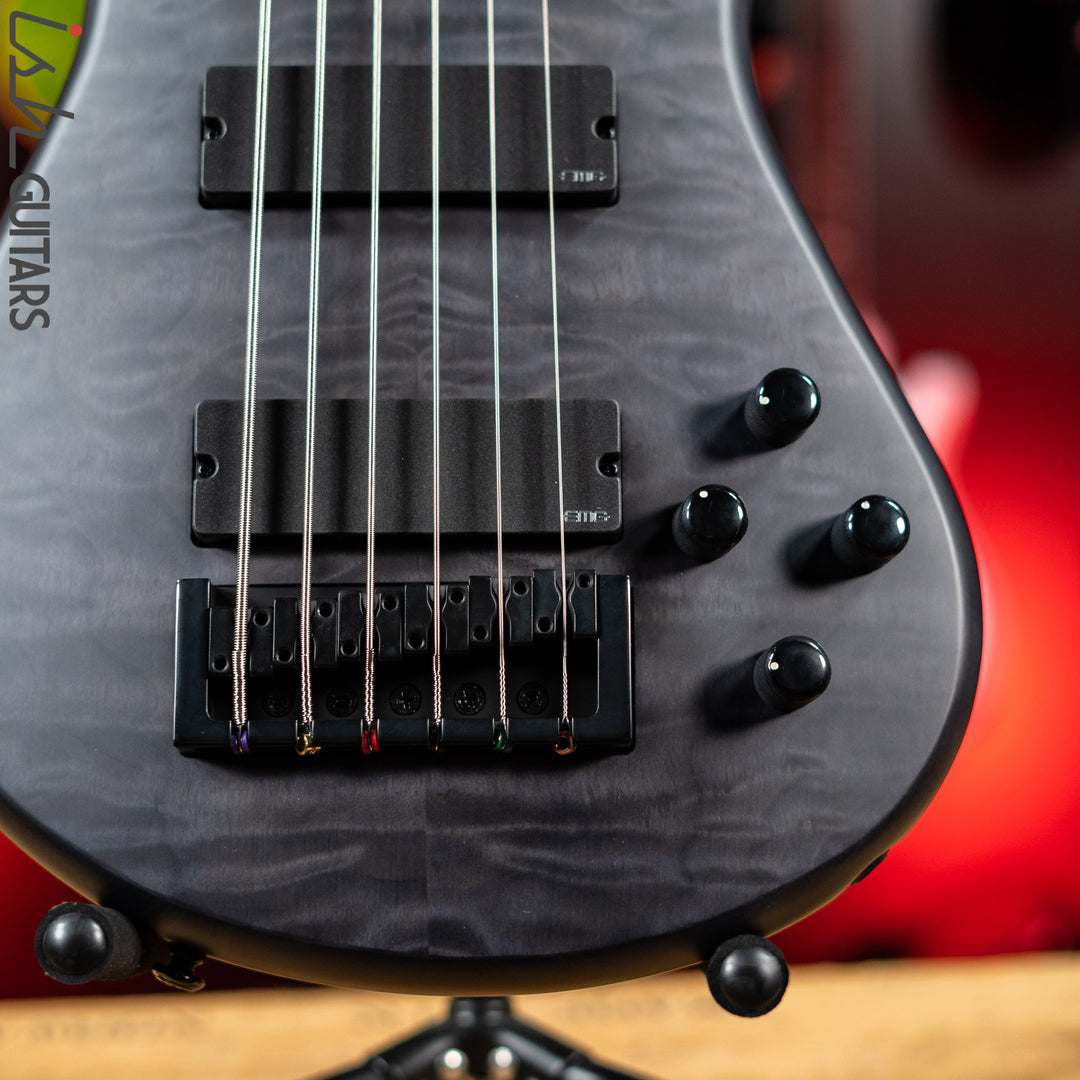 Spector NS Pulse II 6-String Bass Black Stain Matte