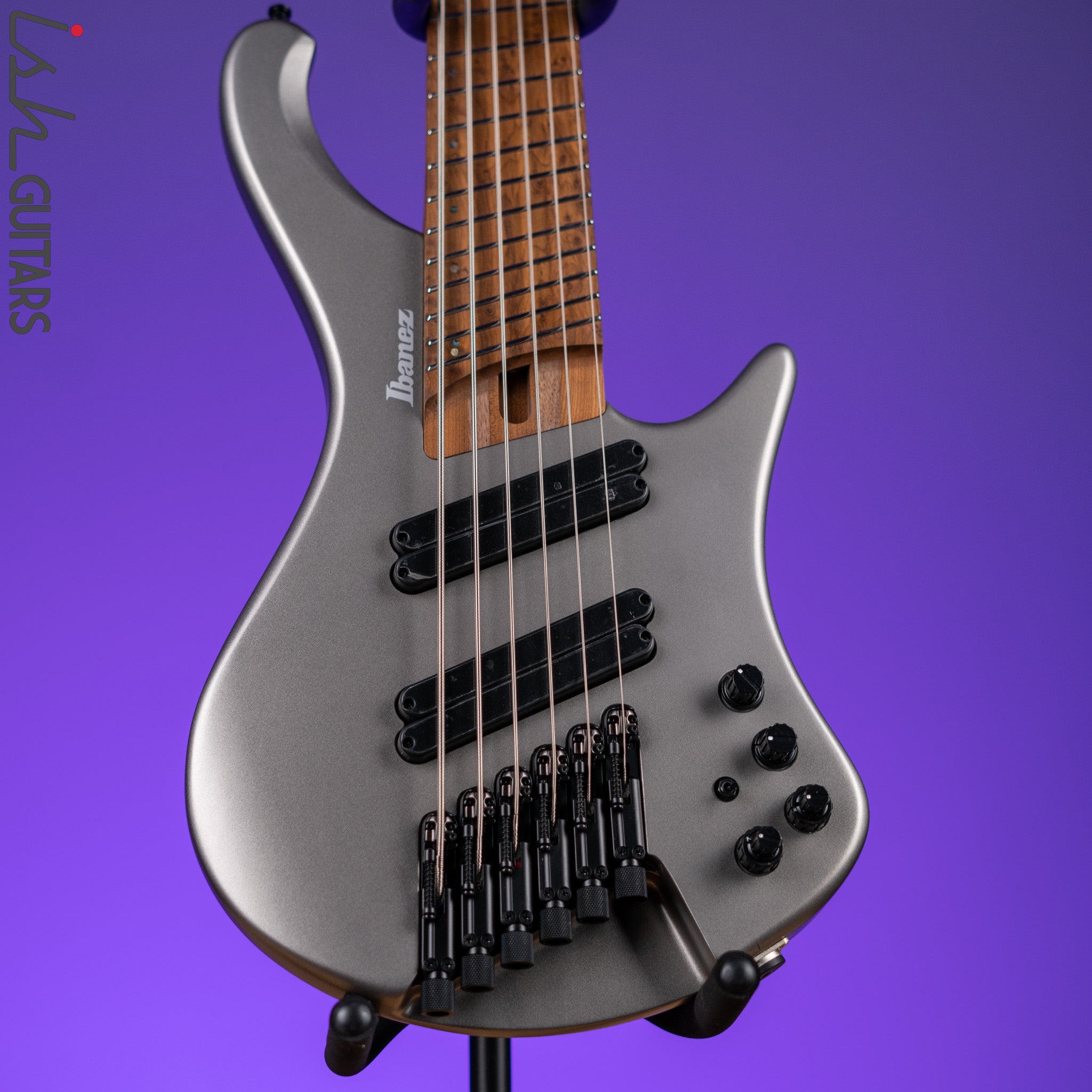 Ibanez EHB1006MS 6-String Headless Bass Metallic Grey Matte – Ish