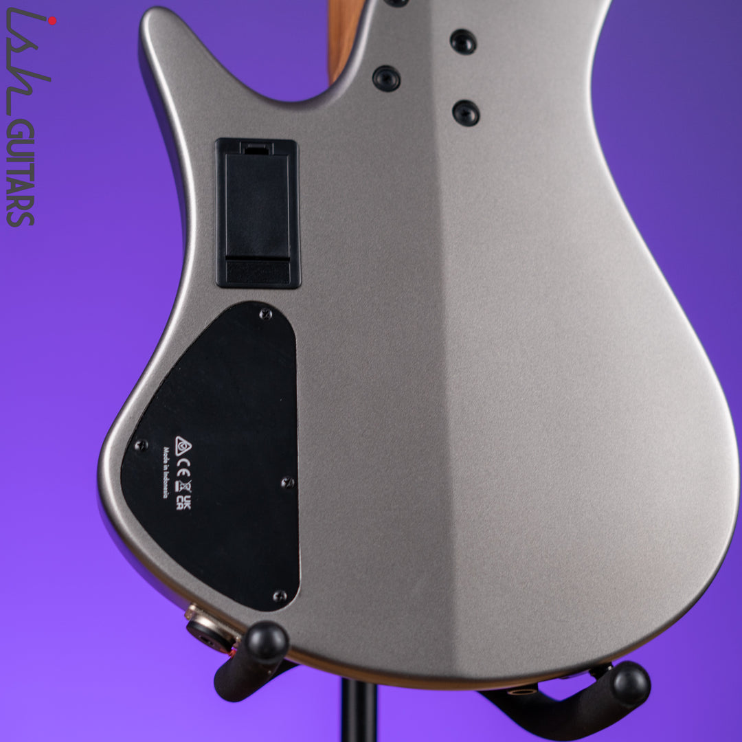 Ibanez EHB1006MS 6-String Headless Bass Metallic Grey Matte