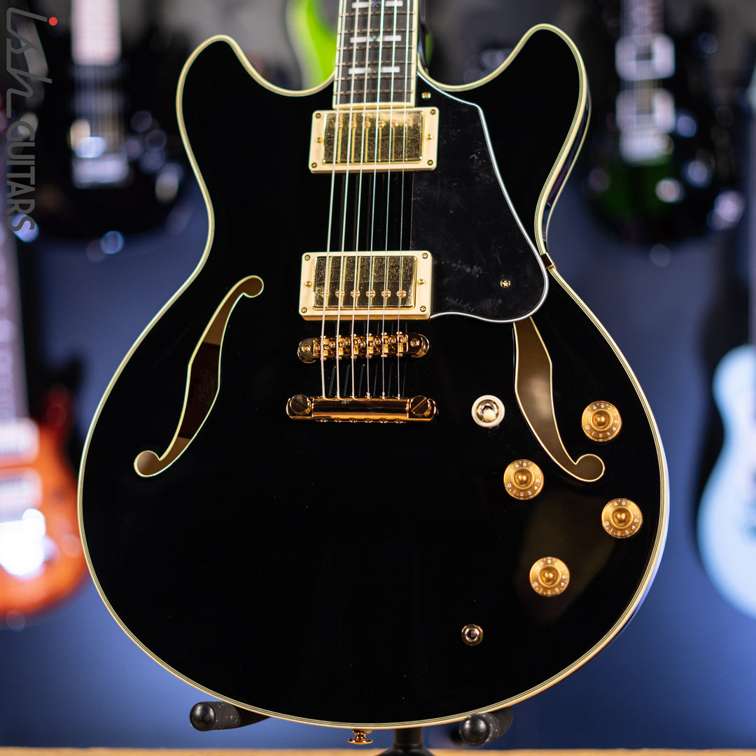 Ibanez JSM20TH John Scofield 20th Anniversary Signature Semi-Hollow Black