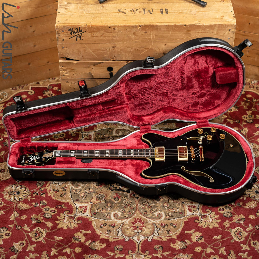 Ibanez JSM20TH John Scofield 20th Anniversary Signature Semi-Hollow Black
