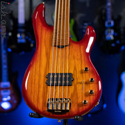 Ernie Ball Music Man BFR StingRay 5 Special Fretless Fuego