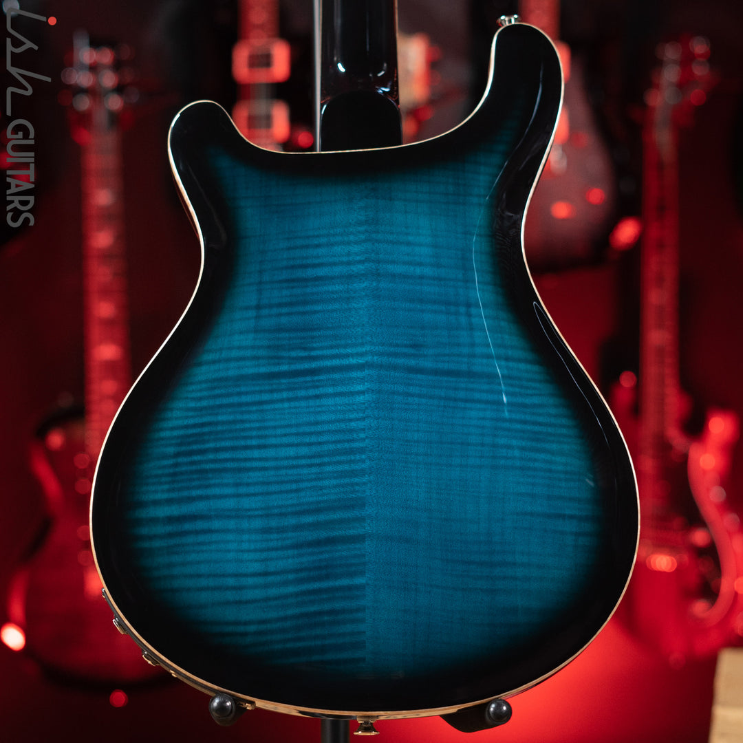 PRS SE Hollowbody II Piezo Electric Guitar Peacock Blue Sunburst