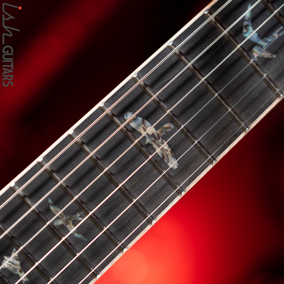 PRS SE Hollowbody II Piezo Electric Guitar Peacock Blue Sunburst