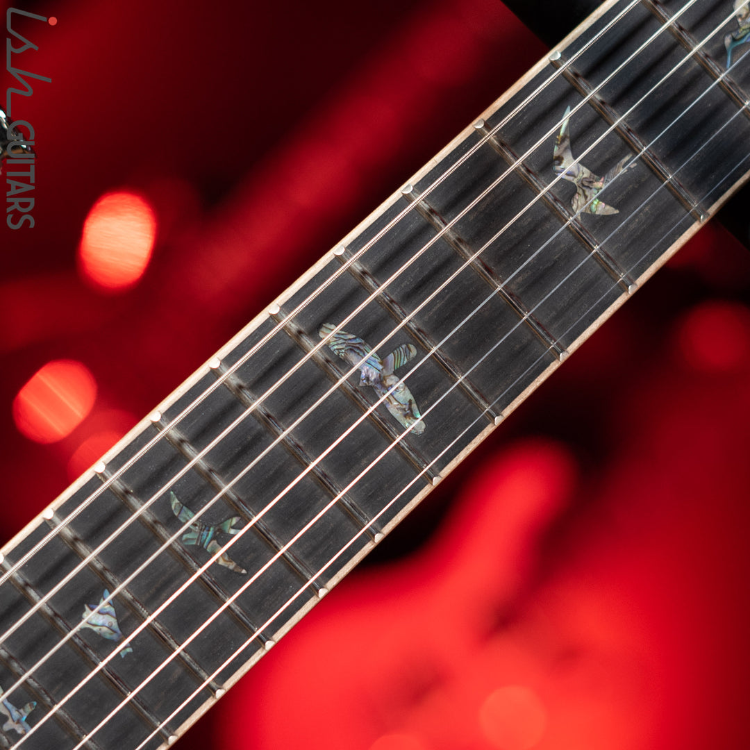 PRS SE Hollowbody II Piezo Electric Guitar Peacock Blue Sunburst Demo