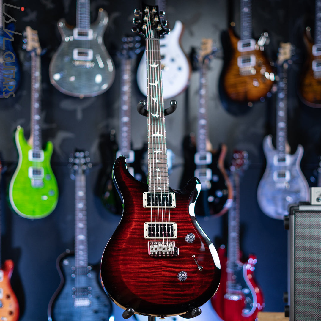 PRS S2 Custom 24 Electric Guitar Fire Red Burst