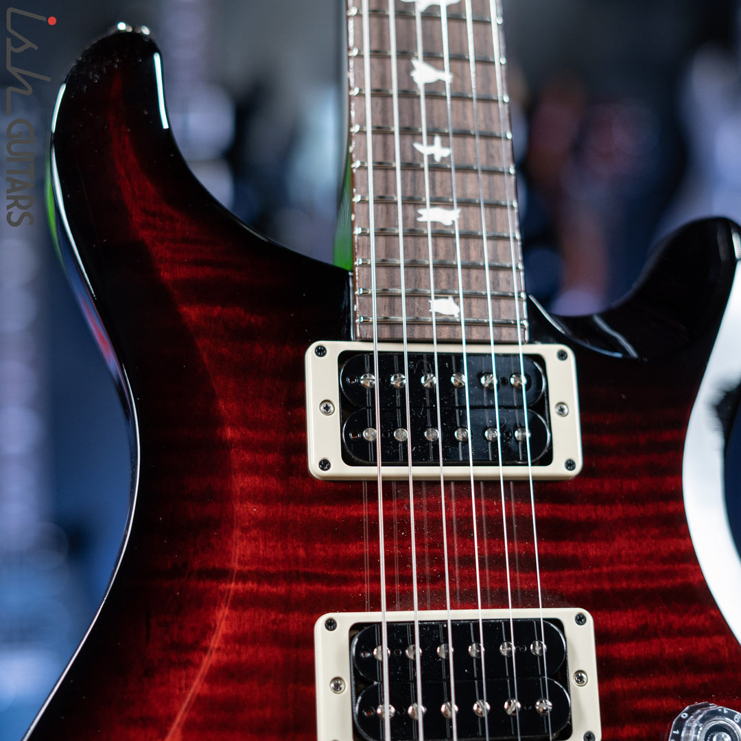 PRS S2 Custom 24 Electric Guitar Fire Red Burst