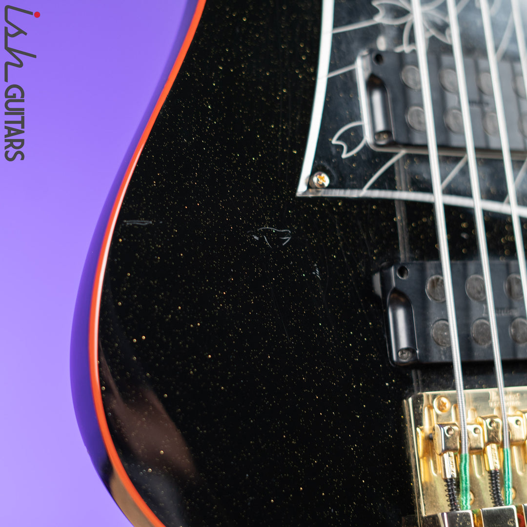 2008 Ibanez SRX08 LTD Bass Guitar Black Sparkle