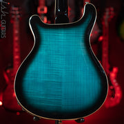 PRS SE Hollowbody II Piezo Electric Guitar Peacock Blue Sunburst