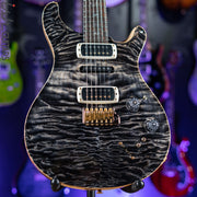 PRS Wood Library Modern Eagle V 10 Top Quilt Charcoal Brazilian Rosewood