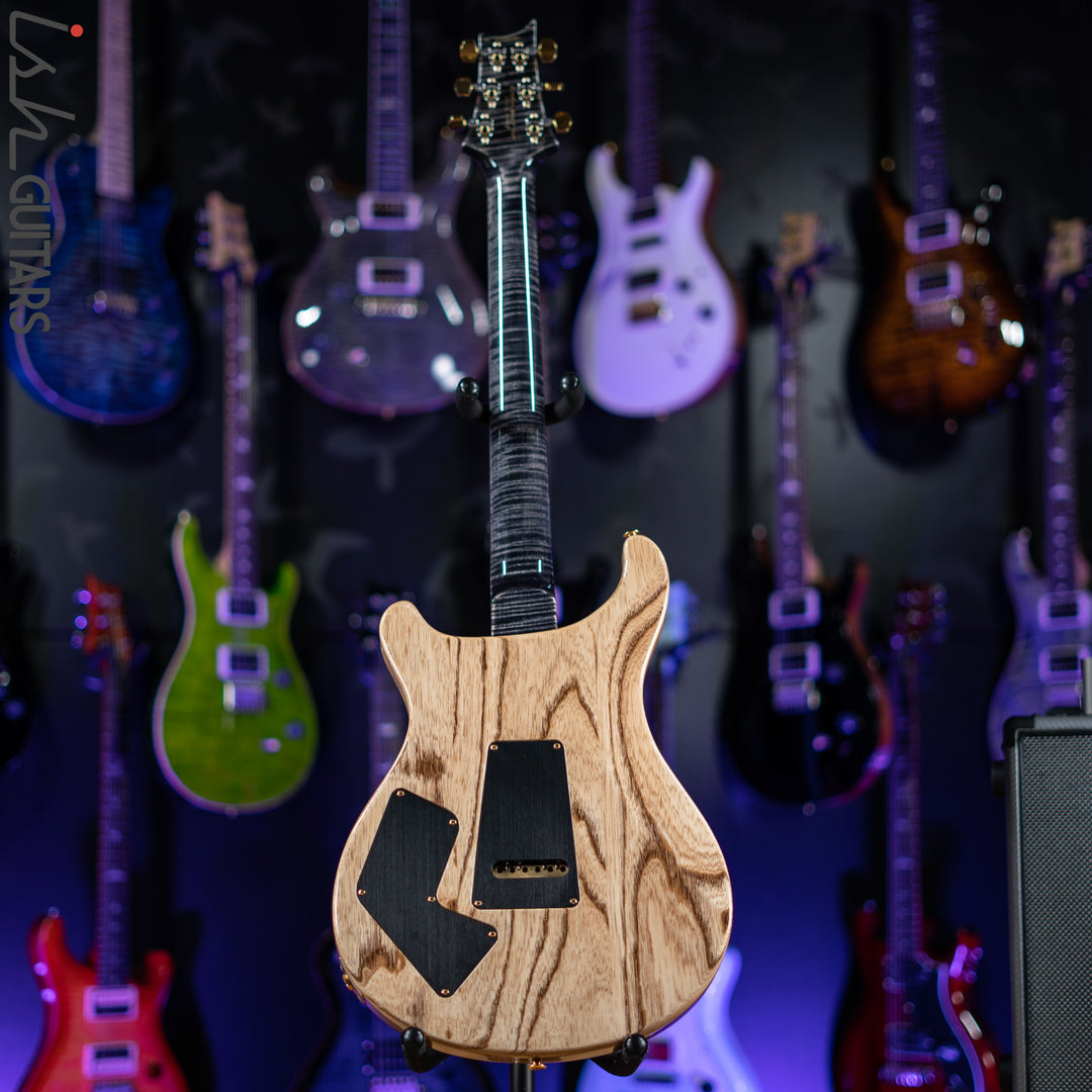 PRS Wood Library Modern Eagle V 10 Top Quilt Charcoal Brazilian Rosewood