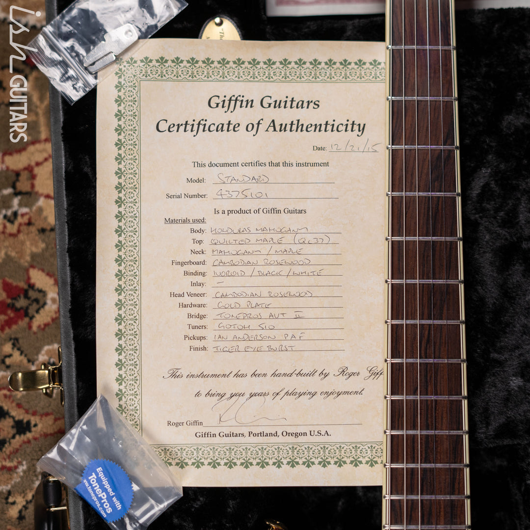 Giffin Standard Tiger Eye Burst