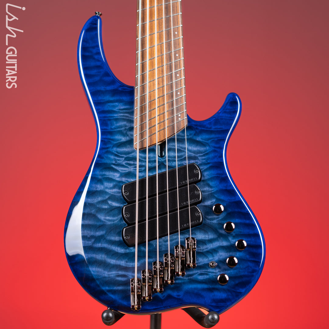 Dingwall Combustion 6-String Bass Indigoburst – Ish Guitars