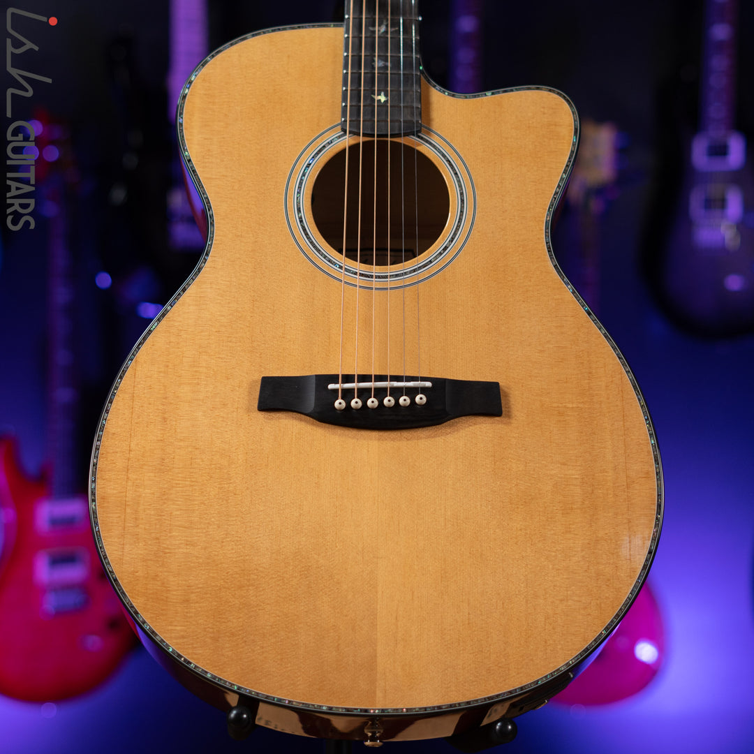 PRS SE A50E Angelus Acoustic-Electric Guitar Black Gold
