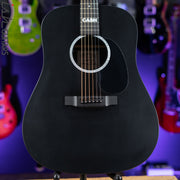 Martin DX Johnny Cash Acoustic-Electric Guitar Jett Black - Blemished