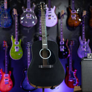 Martin DX Johnny Cash Acoustic-Electric Guitar Jett Black