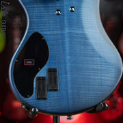 Vigier Arpege IV Custom Fretless 4-String Bass Deep Deep Blue Imetal Fretboard