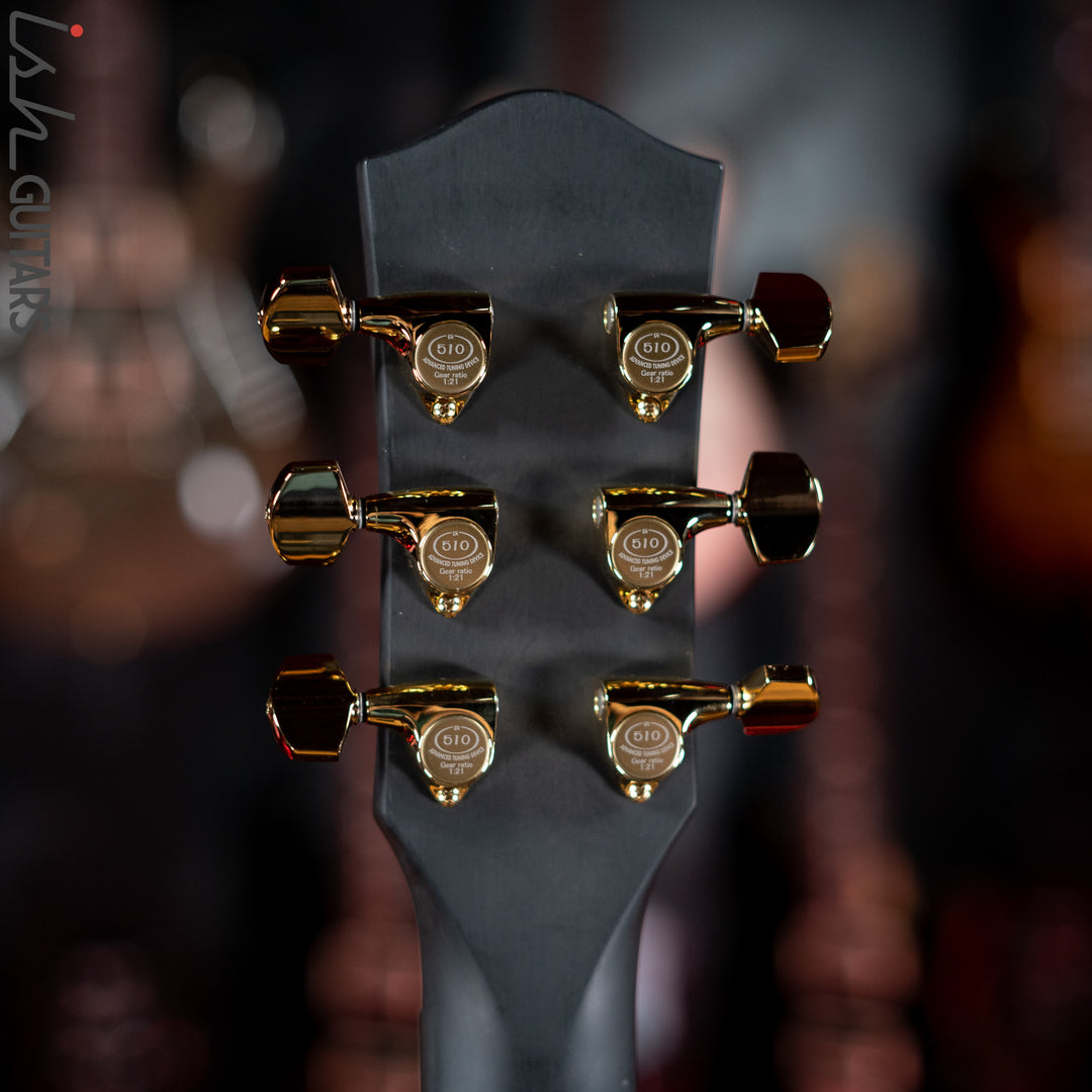 McPherson Carbon Series Sable Honeycomb 510 EVO Carbon Fiber Gold Hardware