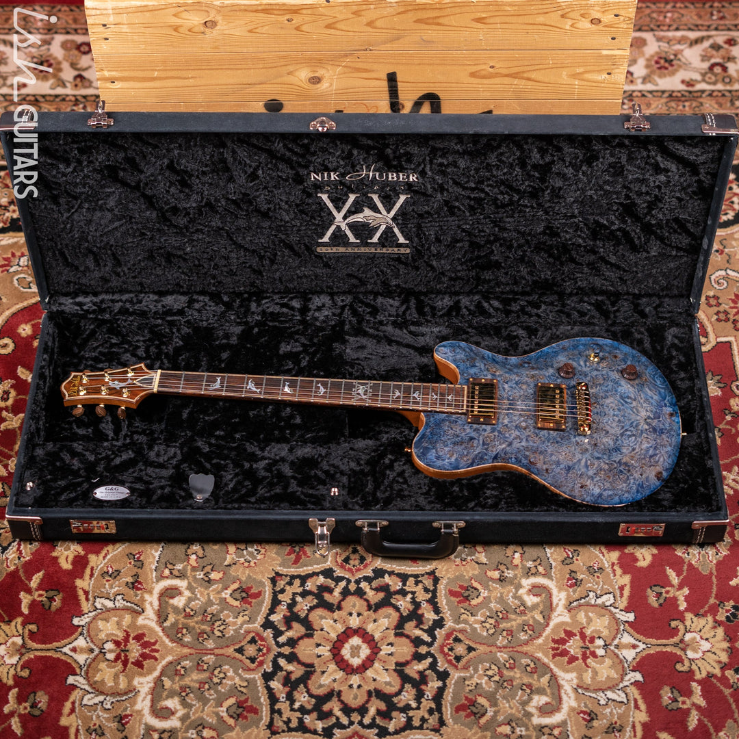 2017 Nik Huber Dolphin II 2 of 20 20th Anniversary Starry Night Blue