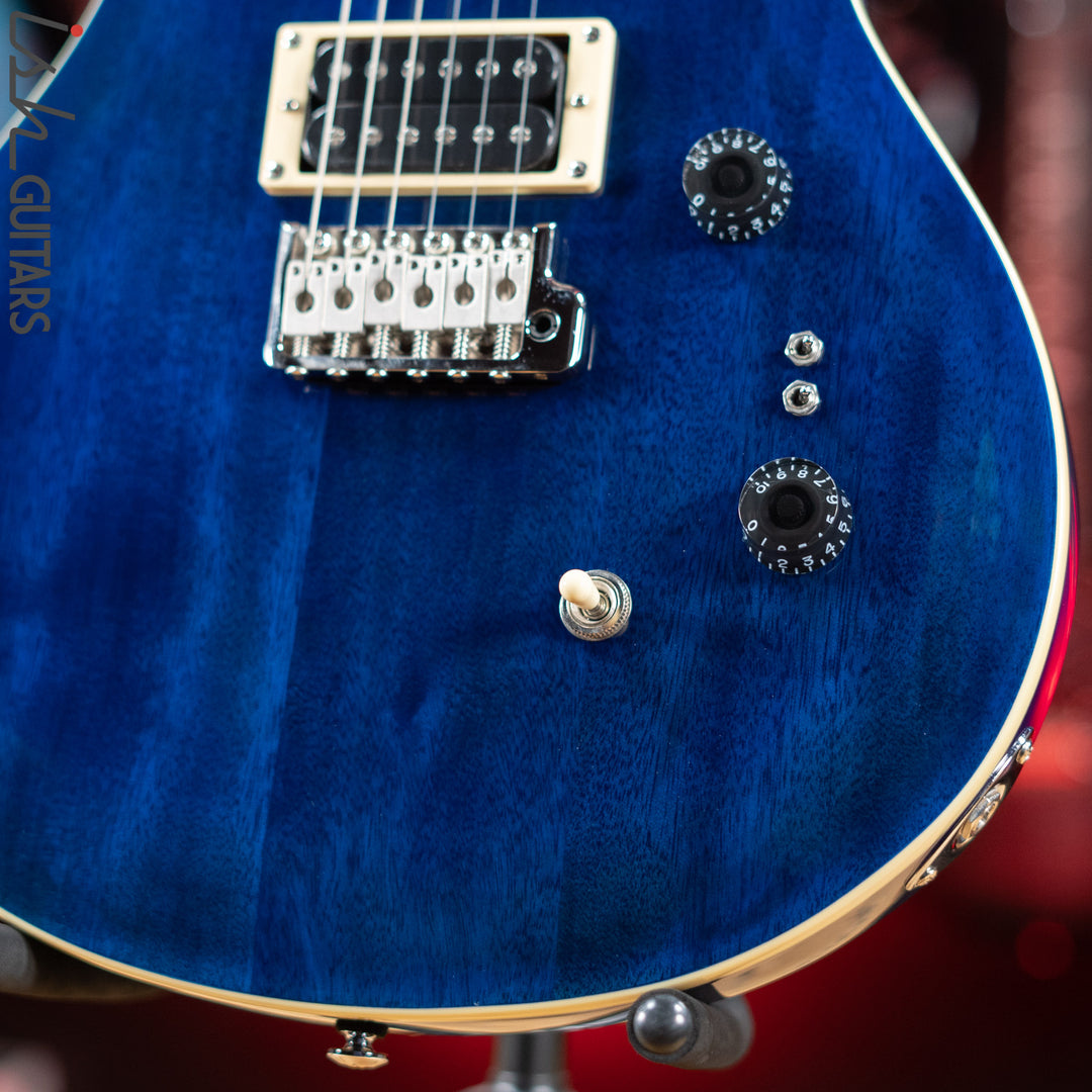 2021 PRS SE Standard 24-08 Electric Guitar Translucent Blue