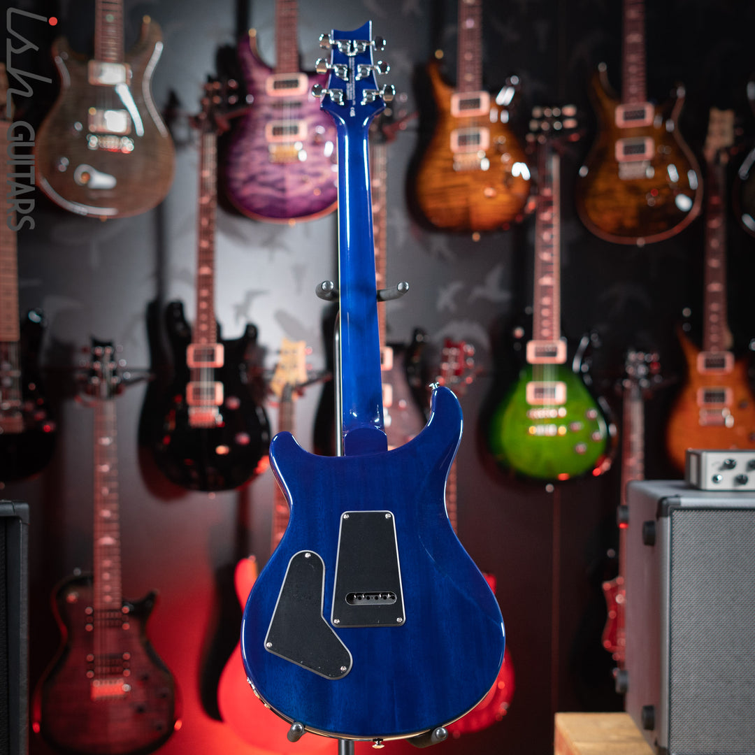 2021 PRS SE Standard 24-08 Electric Guitar Translucent Blue