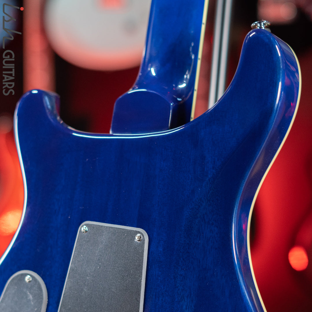 2021 PRS SE Standard 24-08 Electric Guitar Translucent Blue