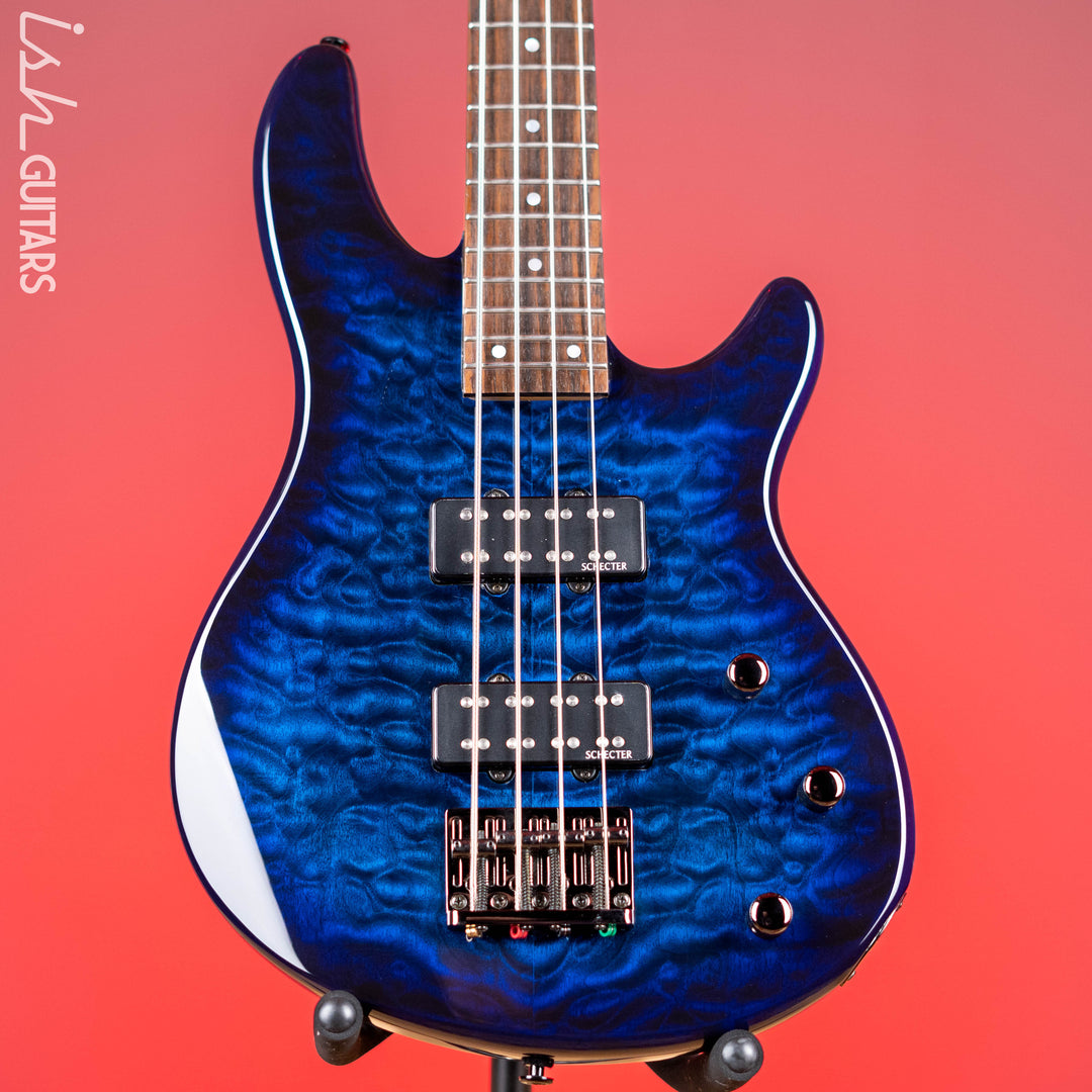 2011 Schecter Diamond Series Raiden Special 4-String Bass Blue Burst