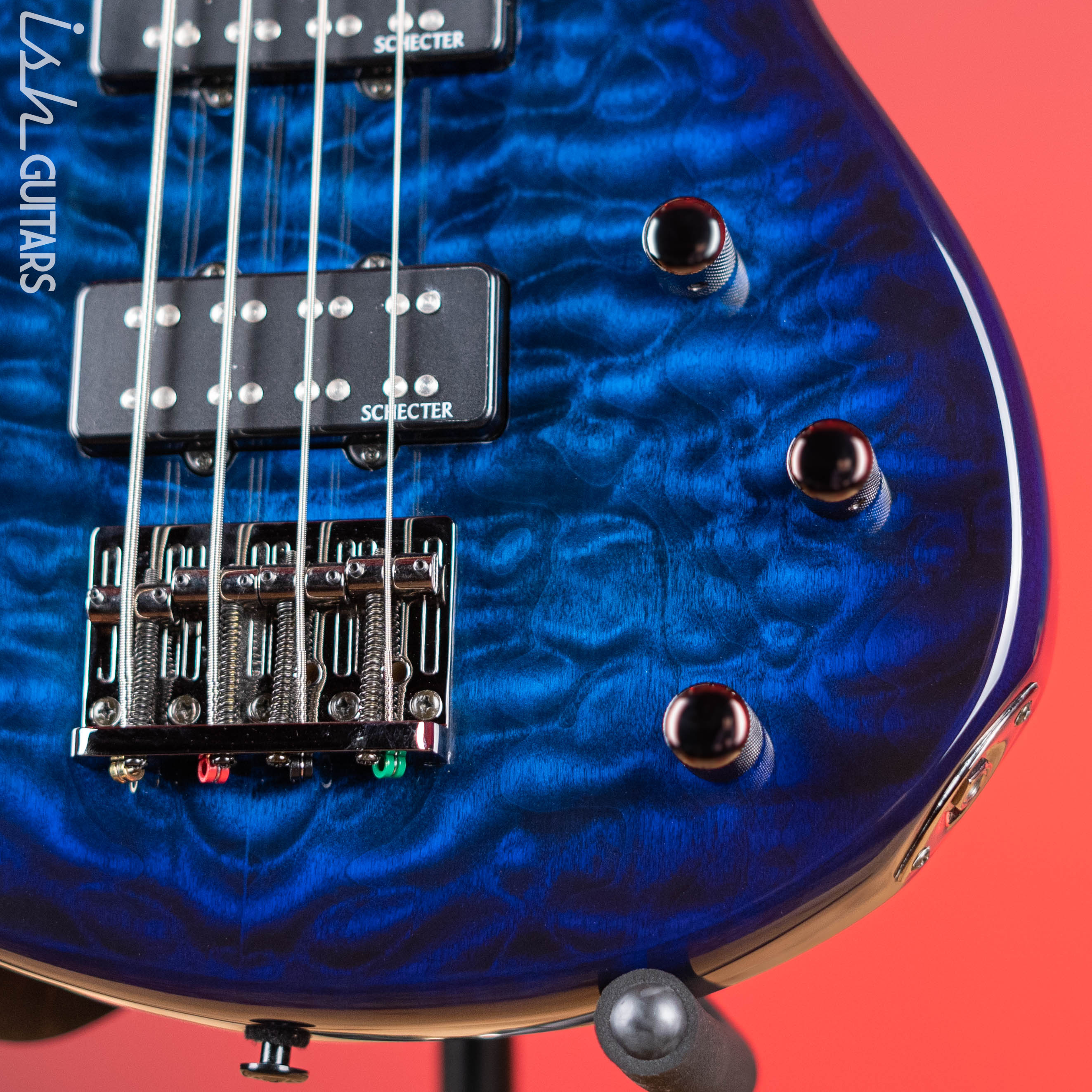 【11192】【左利き用】 Schecter Raiden Special-4 2011 Schecter Diamond Series Raiden Special 4-String Bass Blue
