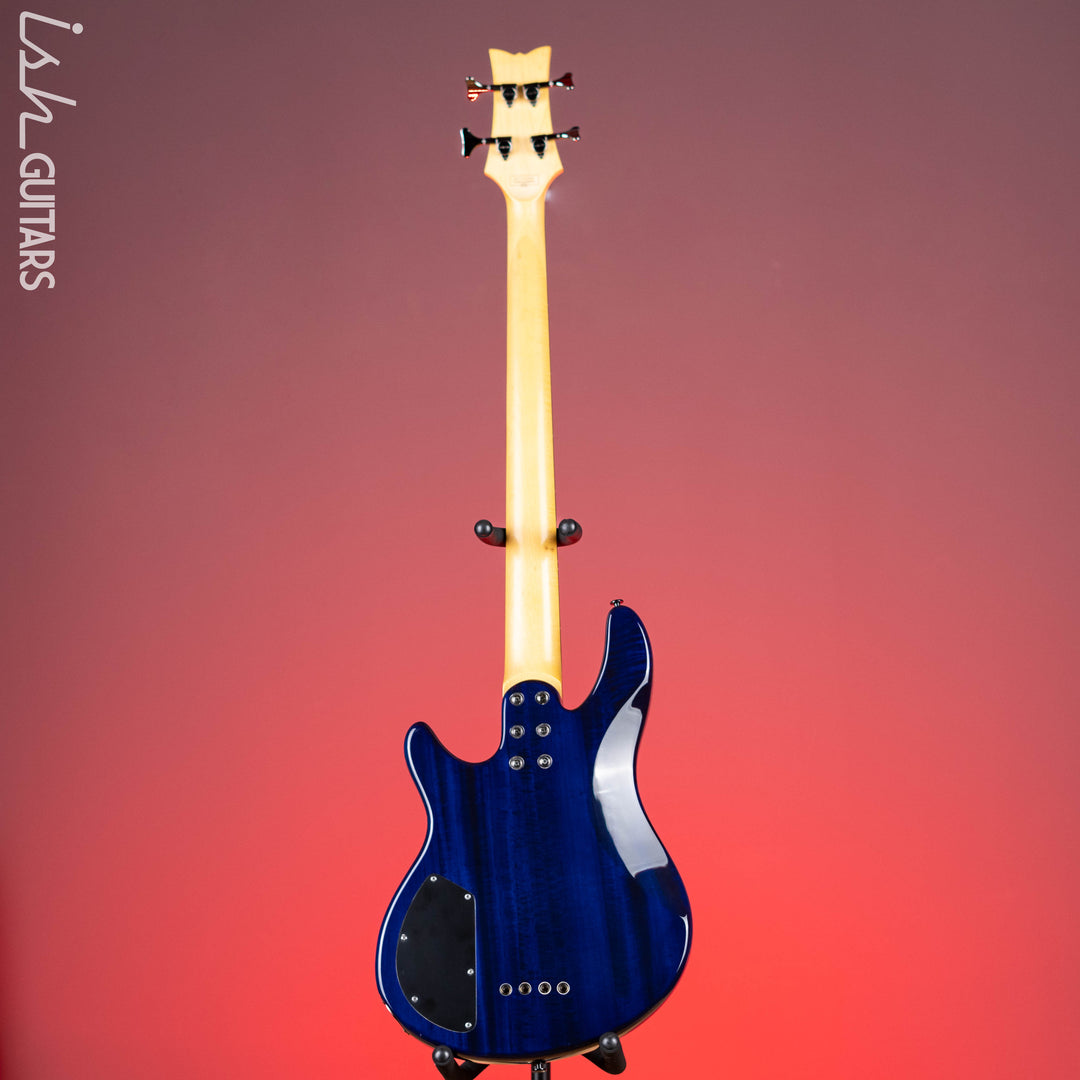 2011 Schecter Diamond Series Raiden Special 4-String Bass Blue Burst