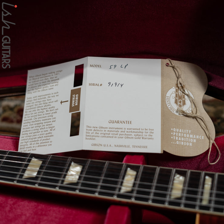 2021 Gibson Custom Shop ‘59 Reissue Les Paul Standard