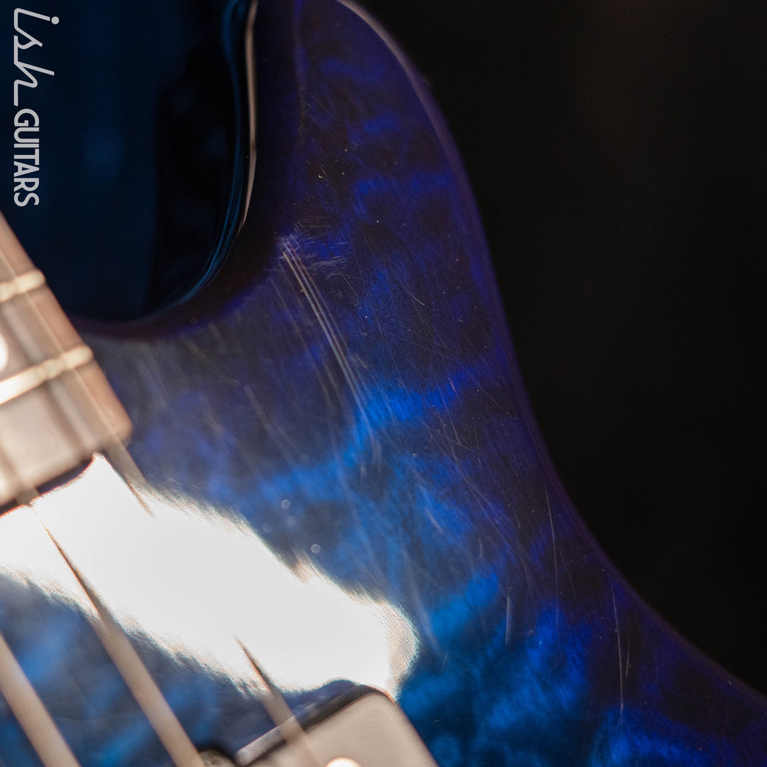2011 Schecter Diamond Series Raiden Special 4-String Bass Blue Burst