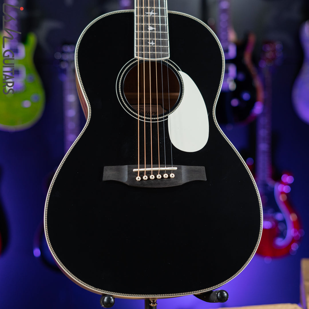 2021 PRS SE P20E Parlor Acoustic Guitar Black Top