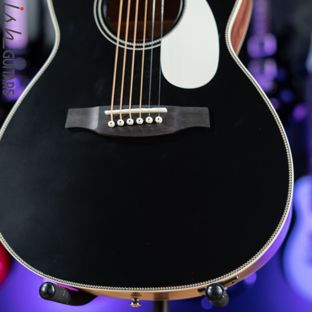 2021 PRS SE P20E Parlor Acoustic Guitar Black Top