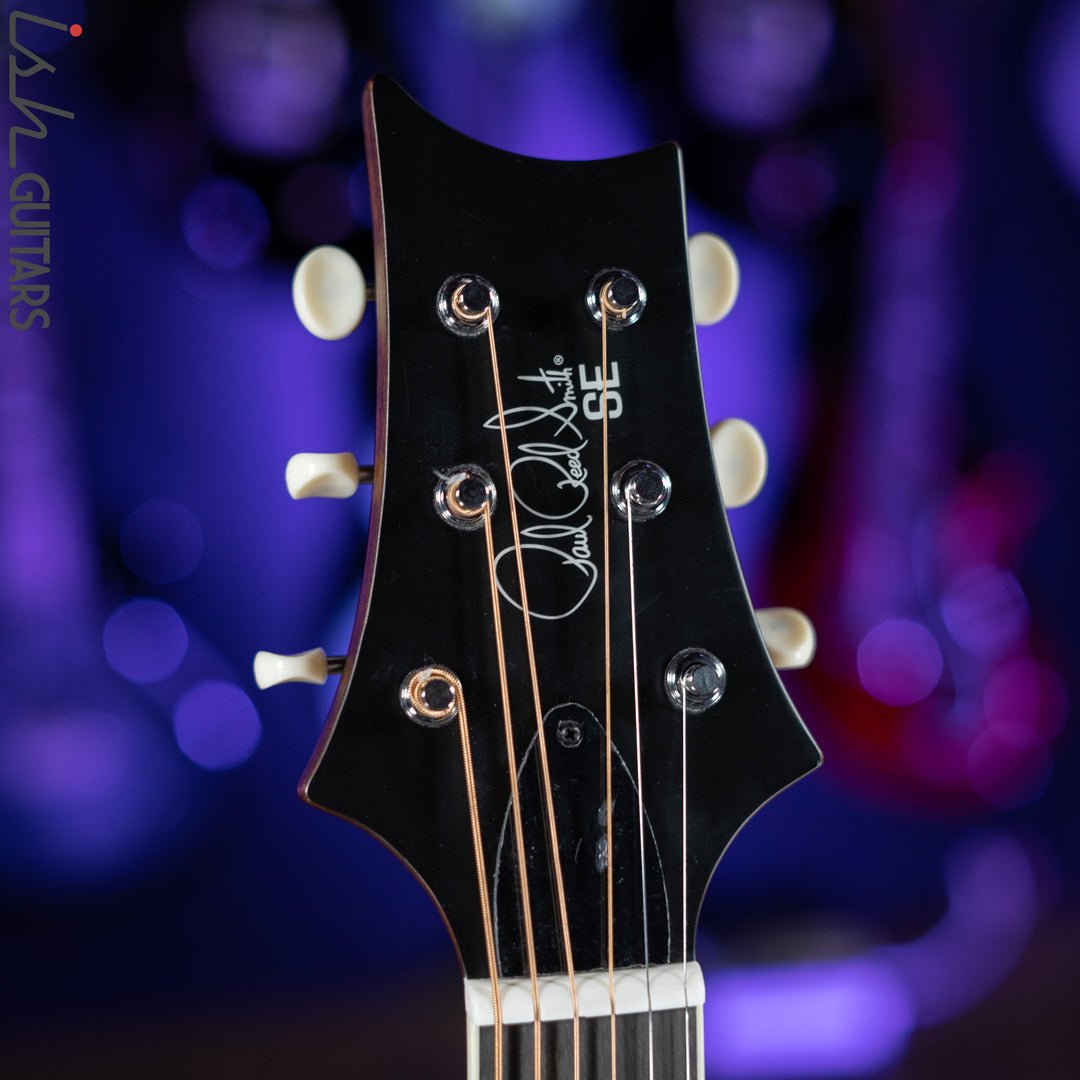 2021 PRS SE P20E Parlor Acoustic Guitar Black Top